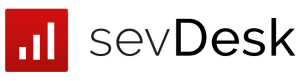 sevDesk Logo schwarz rot